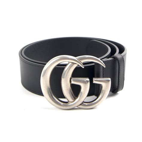 gucci belt buckle black and silver says gucci on buckle|gg gucci belt.